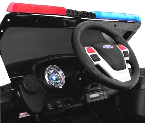 Pojazd SUV Police na akumulator 2x45W EVA Ecoskóra CH9935