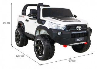 Toyota Hilux na akumulator dla dziecka Biała