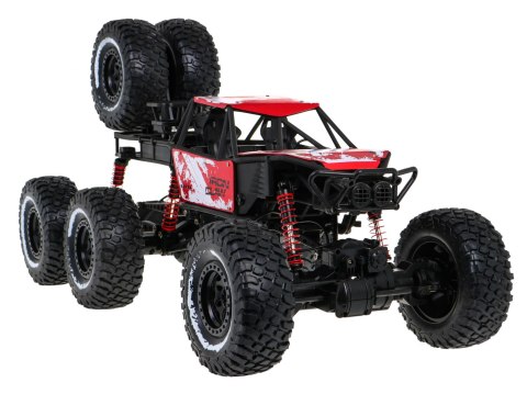 Zdalnie sterowany Crawler Rock 1:8 dla dzieci 6+ Pilot 2,4 GHz + zapasowe koła