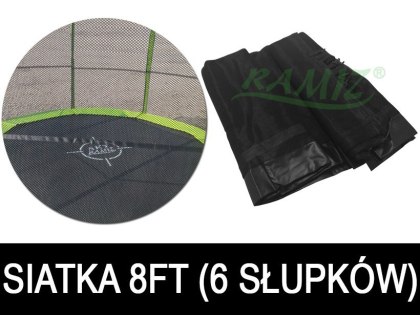 Siatka do Trampoliny 8FT Czarna