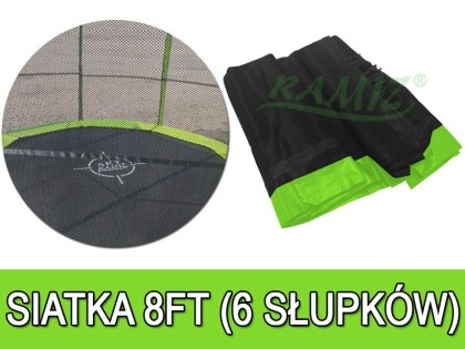 Siatka do Trampoliny 8FT Zielona