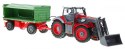 Traktor Czerwony Przyczepa Zielona 2,4GHz