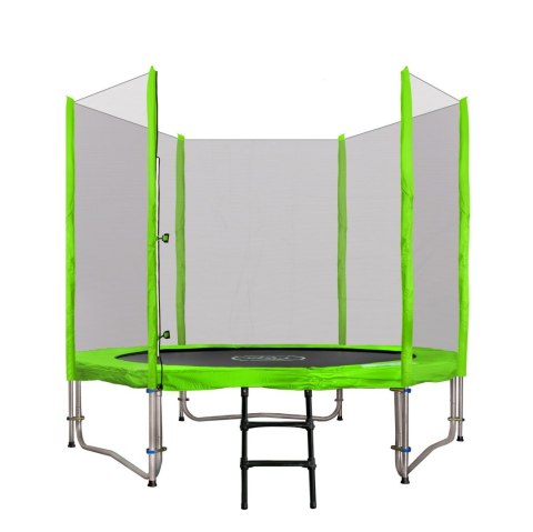 Trampolina Ogrodowa 8FT 244cm Zielona