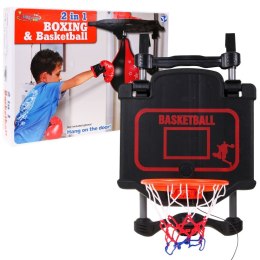 Koszykówka + boks dla dzieci tablica do kosza gra