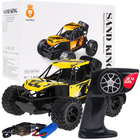 Zdalnie sterowany Crawler Sand Monster 1:12 dla dzieci 6+ Terenówka z pilotem