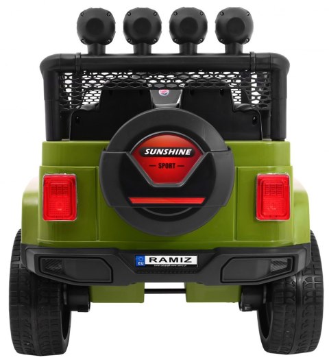 Autko terenowe Raptor Drifter Zielony + Pilot + Napęd 4x4 + Schowek + Wolny Start + MP3 LED