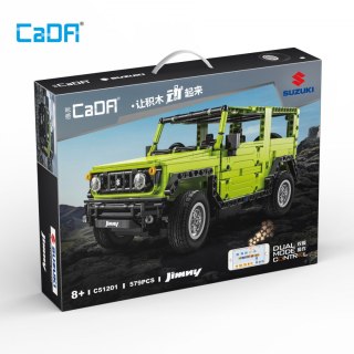 Klocki techniczne CaDA 579 el. Zdalnie sterowane Suzuki Jimny auto terenowe 1:12