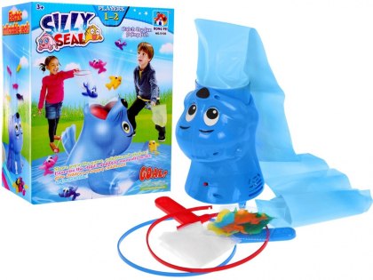 SillySEAL Wesoła Foka FOKA Silly Seal + latające rybki + siatki - sitka do łapania 5100