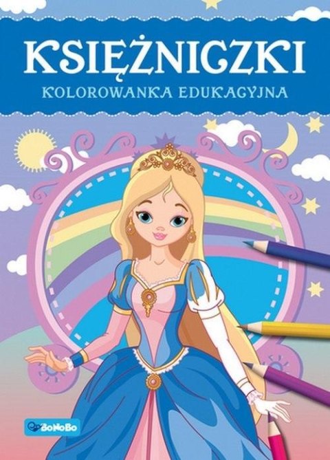 Księżniczki. Kolorowanka edukacyjna