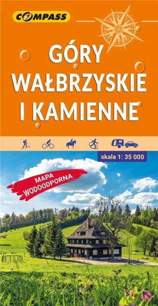 Mapa tur. - Góry Wałbrzyskie... lam 1:35 000