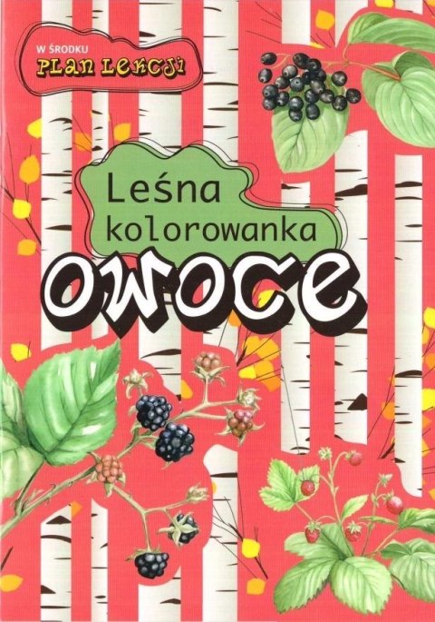 Leśna kolorowanka. Owoce