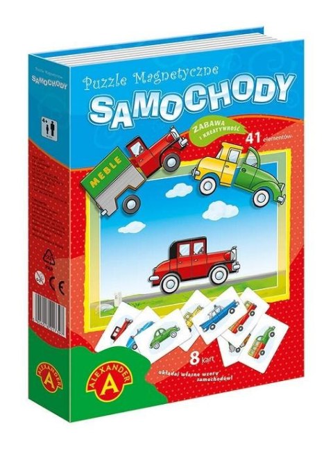 Puzzle magnetyczne - Samochody ALEX