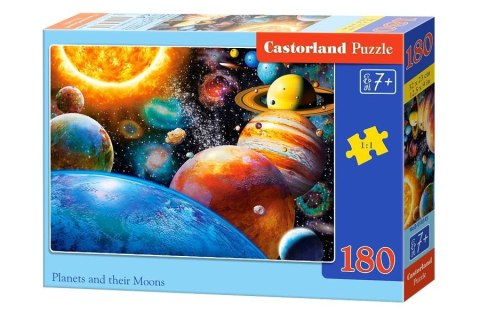 Puzzle 180 elementów Planets and their Moons