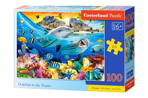 Puzzle 100 el. Dolphins in the Tropics