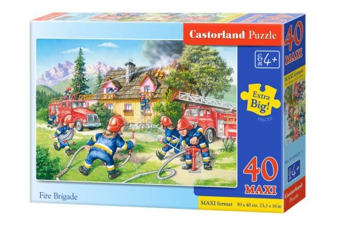 Puzzle 40 el. MAXI Fire Brigade