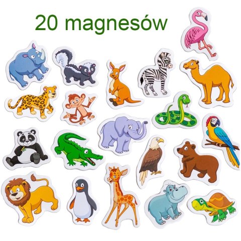 Zestaw Magnesów Wesołe Zoo MV 6032-01