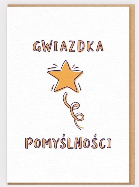 Karnet Urodziny - Gwiazdka pomyślności