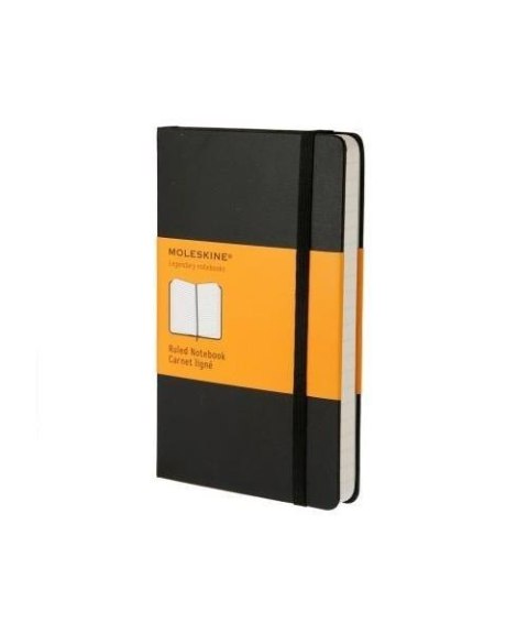 Notes Classic 9x14 tw. linia- czarny MOLESKINE