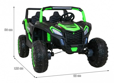 Samochód elektryczny MEGA Buggy ATV Racing A032 Zielony 24V 7Ah