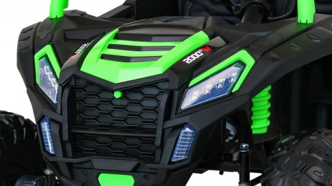 Samochód elektryczny MEGA Buggy ATV Racing A032 Zielony 24V 7Ah