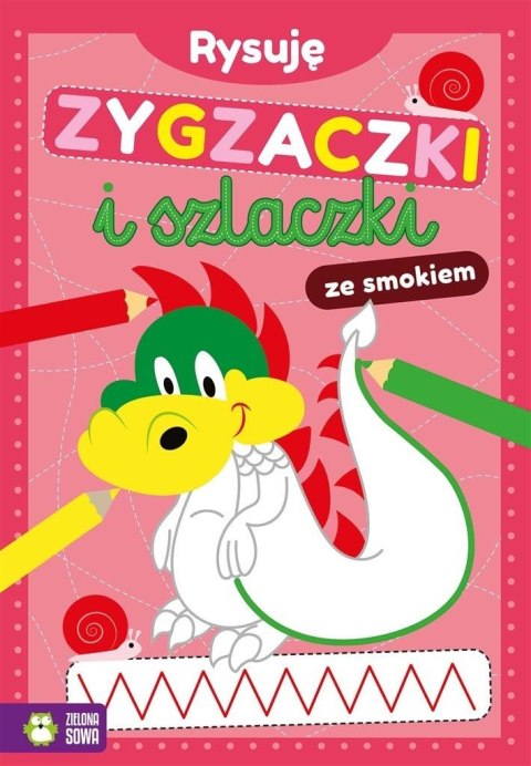 Rysuję zygzaczki i szlaczki ze smokiem