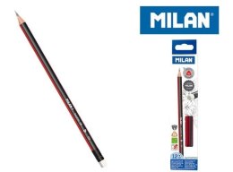 Ołówek trójkątny HB z gumką (12szt) MILAN