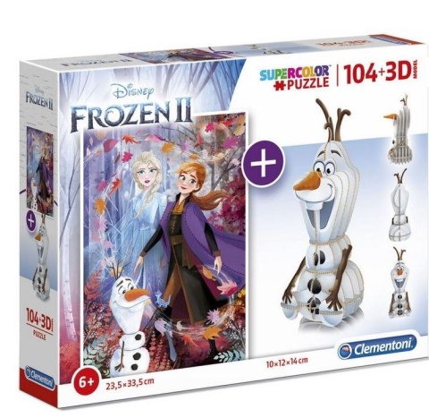 Puzzle 104 3D model Frozen 2