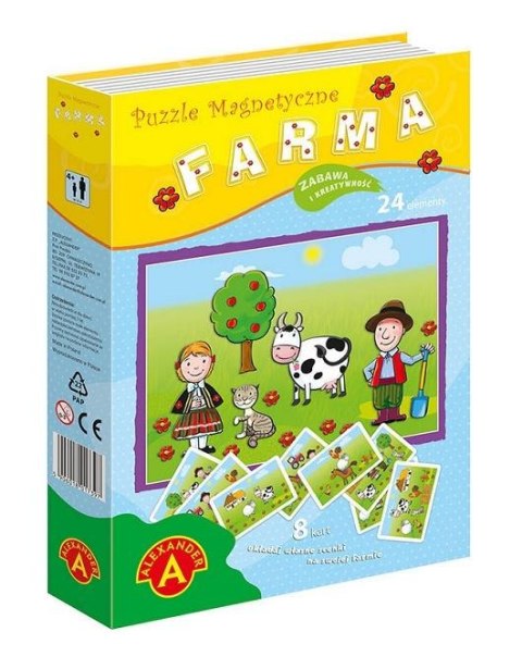 Puzzle magnetyczne - Farma ALEX