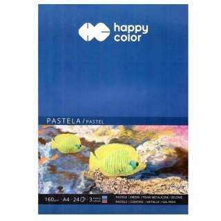 Blok do pasteli A4/24K trzy kolory HAPPY COLOR