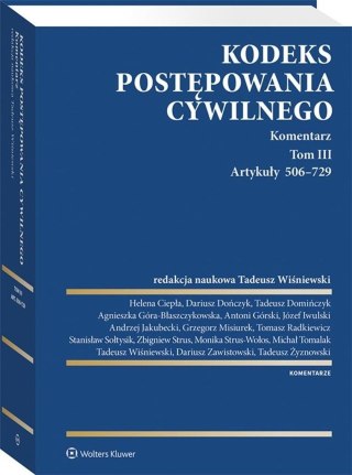 Kodeks postępowania cywilnego T.3