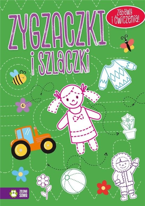 Zygzaczki i szlaczki (zielone)