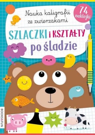 Nauka kaligrafii ze zwierzakami. Szlaczki