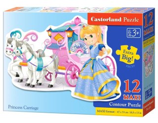 Puzzle 12-elementów MAXI Princess Carriage