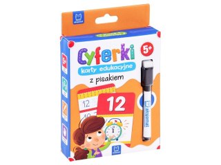 Cyferki - karty edukacyjne z pisakiem KS0058