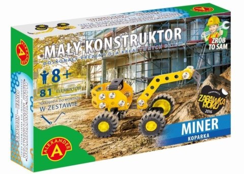 Mały Konstruktor. Koparka - Miner ALEX