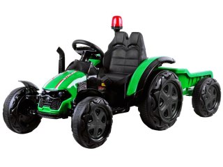 Traktor z przyczepą dźwięk światła + pilot PA0220