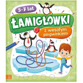 Łamigłówki z wesołym pingwinkiem 5-7 lat KS0244