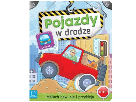 Maluch bawi się i przykleja. Pojazdy w drodze KS0257