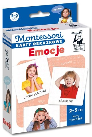 Montessori. Karty obrazkowe Emocje (2-5 lat)