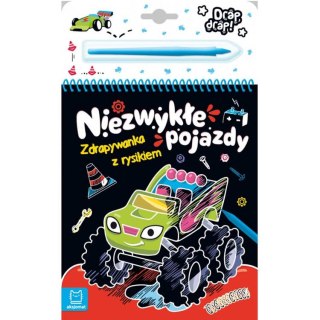 Niezwykłe pojazdy. Zdrapywanka z rysikiem