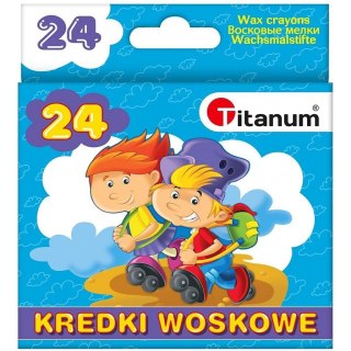 Kredki świecowe 24 kolory