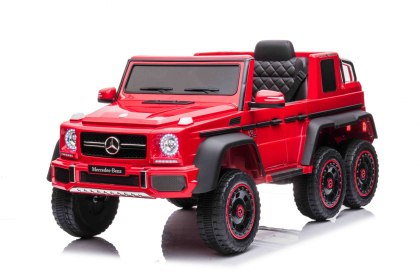 Auto na alumulator Mercedes G63 6x6 AMG Czerwony