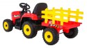 Traktor na akumulator z Przyczepą BLOW Czerwony