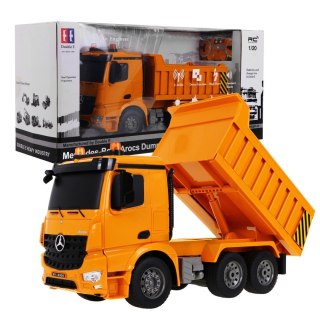 Autko R/C Mercedes-Benz Arocs 2.4G Wywrotka 1:20 Double E