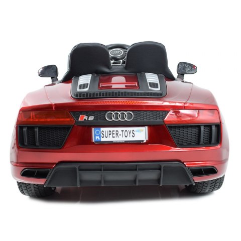 NAJNOWSZY ORYGINALNY AUDI R8 NA LICENCJI MIĘKKIE SIEDZENIE, MIĘKKIE KOŁA SUPER JAKOŚĆ/R8