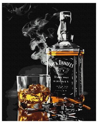 Malowanie po numerach - Jack Daniels 40x50cm