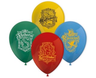 Balony Harry Potter Hogwarts Houses MIX 8szt