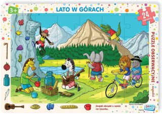 Puzzle ramkowe 24 Lato w górach