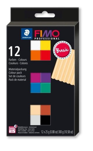 Fimo Professional 12x25g Basic Colour