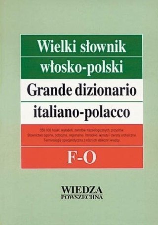 Wielki słownik włosko-polski T.2 F-O